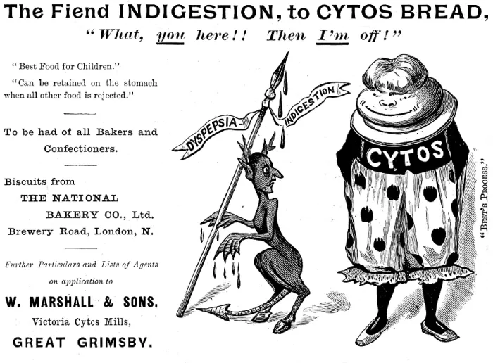 Framed Print : Advertisement for Cytos Bread, 1895. Creator: Unknown Framed Print : Advertisement for Cytos Bread, 1895. Creator: Unknown