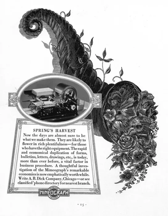 Framed Print : Advertisement for the Edison Mimeograph, 1900s-1910s. Artist: Anonymous Framed Print : Advertisement for the Edison Mimeograph, 1900s-1910s. Artist: Anonymous