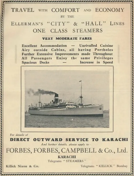 Framed Print : Advertisement for Ellermans steamers, 1936. Creator: Unknown Framed Print : Advertisement for Ellermans steamers, 1936. Creator: Unknown