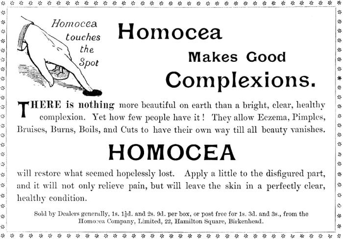Framed Print : Advertisement for Homocea, 1895. Creator: Unknown Framed Print : Advertisement for Homocea, 1895. Creator: Unknown