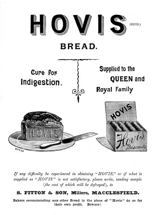 Framed Print : Advertisement for Hovis Bread, 1895. Creator: Unknown Framed Print : Advertisement for Hovis Bread, 1895. Creator: Unknown