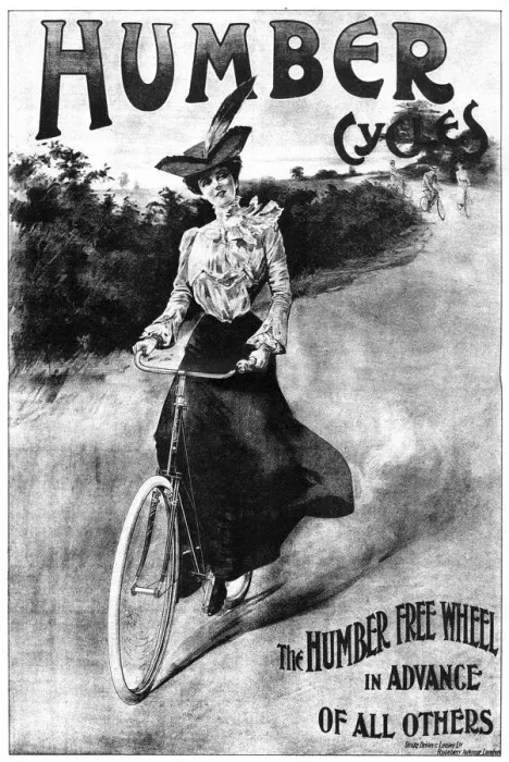 Framed Print : Advertisement for Humber Cycles, 1902-1903. Artist: Thomas Humber Framed Print : Advertisement for Humber Cycles, 1902-1903. Artist: Thomas Humber