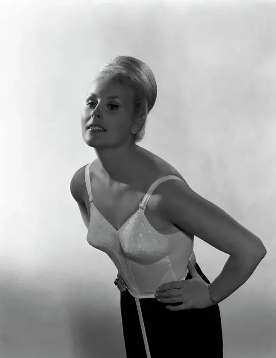 Framed Print : Advertising image for Truline bras, 1963. Artist: Michael Walters Framed Print : Advertising image for Truline bras, 1963. Artist: Michael Walters