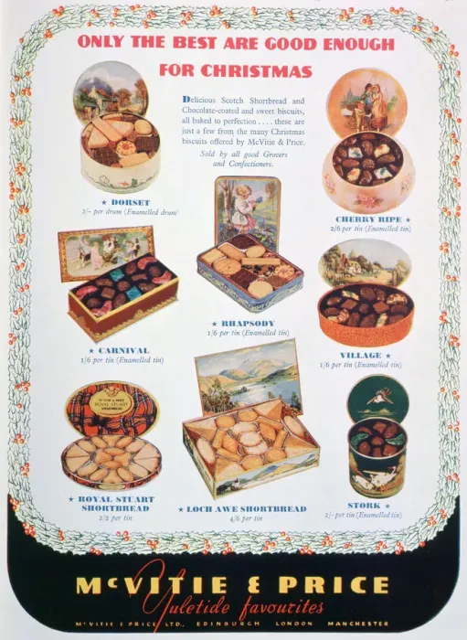Framed Print : Advert for McVitie and Price biscuits, 1938 Framed Print : Advert for McVitie and Price biscuits, 1938