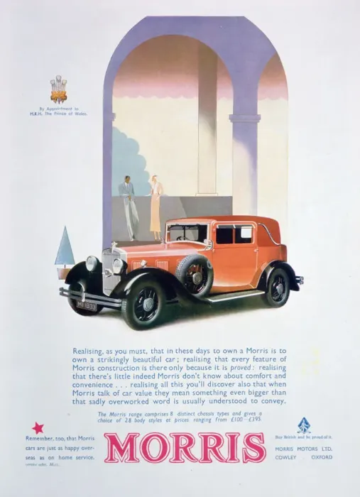 Framed Print : Advert for Morris motor cars, 1932 Framed Print : Advert for Morris motor cars, 1932