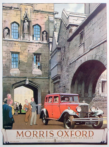 Advert for the Morris Oxford motor car, 1930