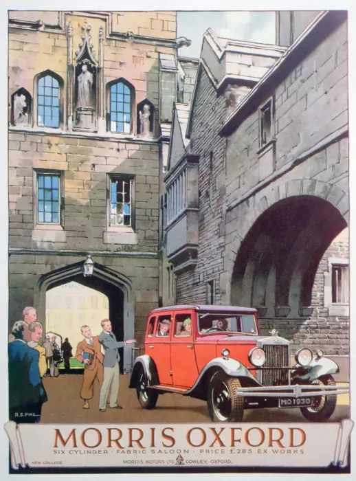 Framed Print : Advert for the Morris Oxford motor car, 1930 Framed Print : Advert for the Morris Oxford motor car, 1930