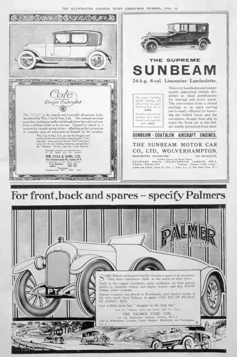 Framed Print : An advertising page in the Illustrated London News, Christmas, 1920 Framed Print : An advertising page in the Illustrated London News, Christmas, 1920