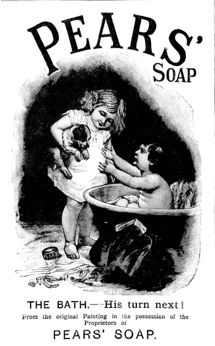 Framed Print : Advertisement for Pears Soap, 1895. Creator: Unknown. Advertisement for Pears Soap, 1895. Creator: Unknown Framed Print : Advertisement for Pears Soap, 1895. Creator: Unknown. Advertisement for Pears Soap, 1895. Creator: Unknown