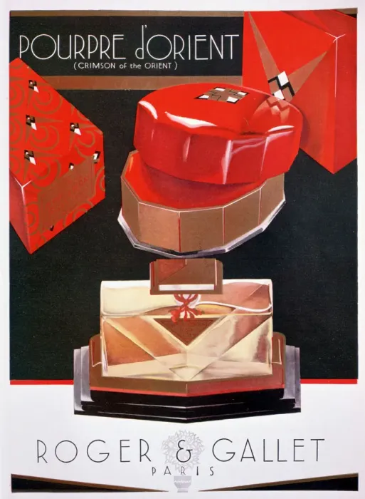 Framed Print : Advert for Pourpre d Orient (Crimson of the Orient), perfume by Roger and Gallet, 1930 Framed Print : Advert for Pourpre d Orient (Crimson of the Orient), perfume by Roger and Gallet, 1930
