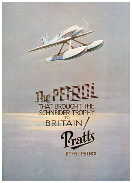 Advert for Pratts Ethyl Petrol, c1928