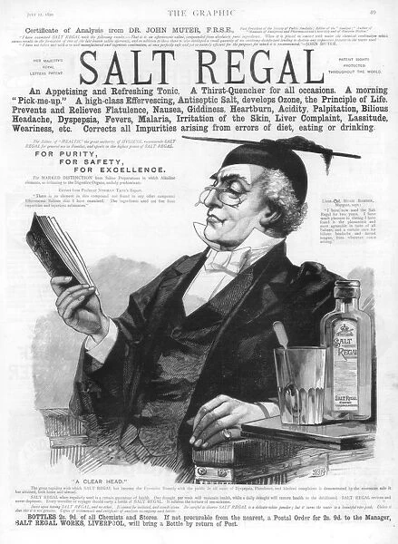 Advertisement for Salt Regal tonic, 1890