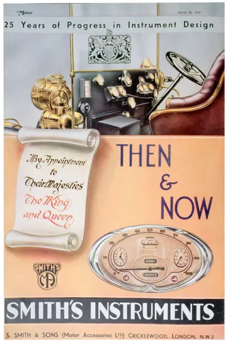Framed Print : Advert for Smiths Car Instruments, 1935