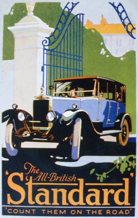 Framed Print : Advert for Standard motor cars, 1920s Framed Print : Advert for Standard motor cars, 1920s