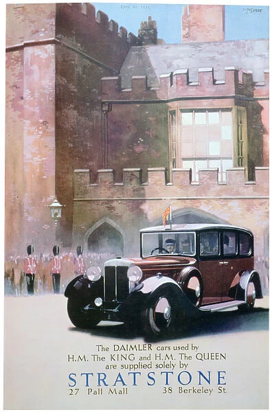 Advert for Stratstone car retailers, 1935