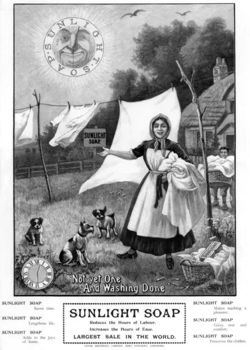 Framed Print : Advertisement for Sunlight Soap, 1902 Framed Print : Advertisement for Sunlight Soap, 1902