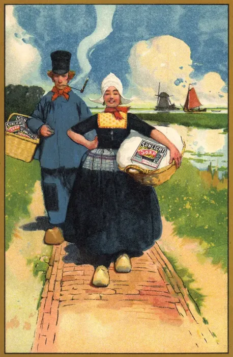 Framed Print : Advert for Sunlight Soap, c1900s Framed Print : Advert for Sunlight Soap, c1900s