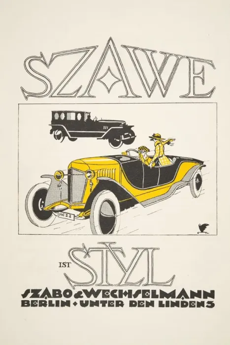 Framed Print : Advertisement for Szawe (Szabo & Wechselmann), from Styl, pub. 1922 (pochoir Print) Framed Print : Advertisement for Szawe (Szabo & Wechselmann), from Styl, pub. 1922 (pochoir Print)