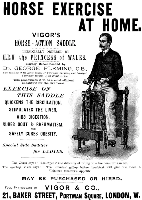 Framed Print : Advertisement for Vigor's Horse-Action Saddle, 1895. Creator: Unknown. Advertisement for Vigor's Horse-Action Saddle, 1895. Creator: Unknown Framed Print : Advertisement for Vigor's Horse-Action Saddle, 1895. Creator: Unknown. Advertisement for Vigor's Horse-Action Saddle, 1895. Creator: Unknown