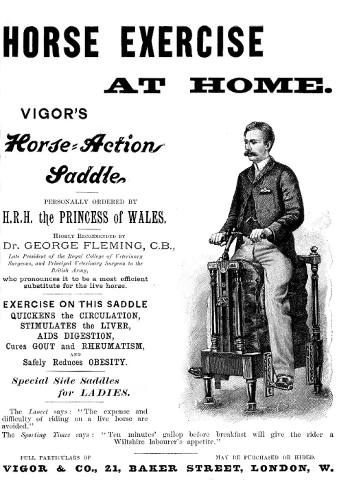 Framed Print : Advertisement for Vigor's Horse-Action Saddle, 1895. Creator: Unknown. Advertisement for Vigor's Horse-Action Saddle, 1895. Creator: Unknown Framed Print : Advertisement for Vigor's Horse-Action Saddle, 1895. Creator: Unknown. Advertisement for Vigor's Horse-Action Saddle, 1895. Creator: Unknown