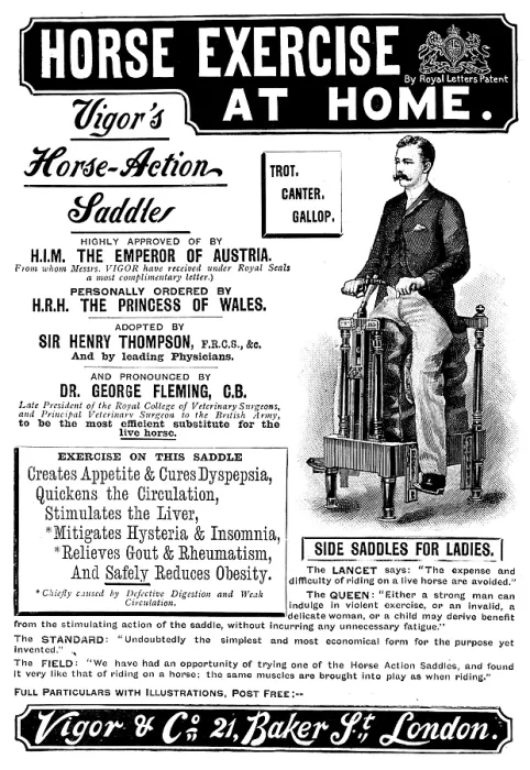 Framed Print : Advertisement for Vigor's Horse-Action Saddle, 1895. Creator: Unknown. Advertisement for Vigor's Horse-Action Saddle, 1895. Creator: Unknown Framed Print : Advertisement for Vigor's Horse-Action Saddle, 1895. Creator: Unknown. Advertisement for Vigor's Horse-Action Saddle, 1895. Creator: Unknown