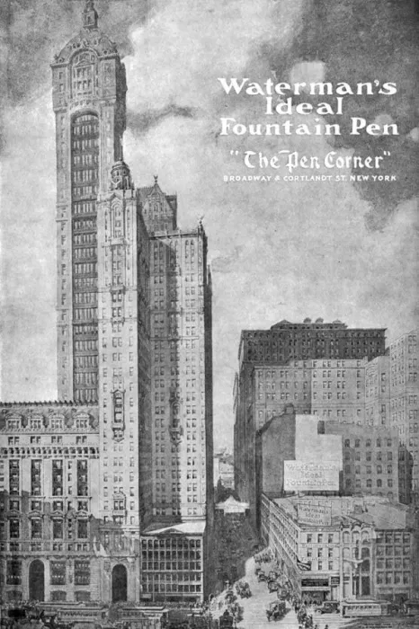 Framed Print : Advertisement for Watermans Ideal Founain Pen, 1908-1909 Framed Print : Advertisement for Watermans Ideal Founain Pen, 1908-1909