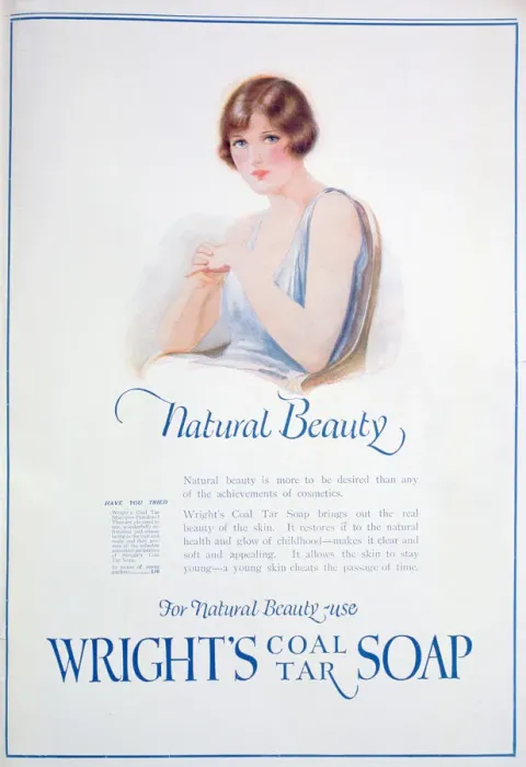 Framed Print : Advert for Wrights Coal Tar Soap, 1925 Framed Print : Advert for Wrights Coal Tar Soap, 1925