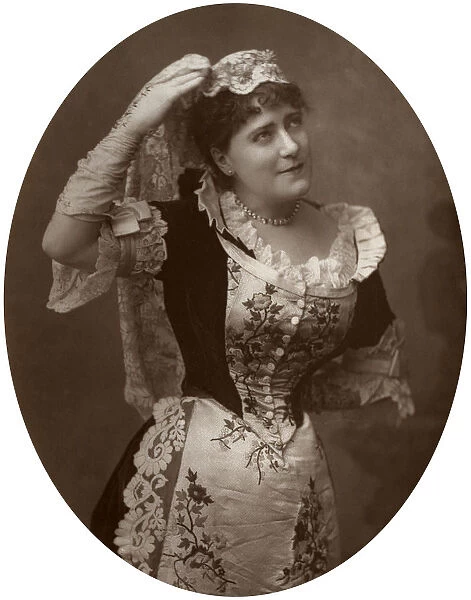 Ada Cavendish, British actress, 1882