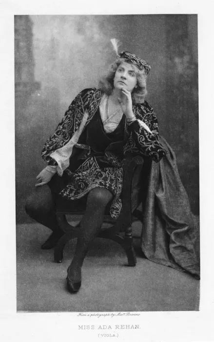 Framed Print : Ada Rehan, Irish-born American actress, c1890. Artist: W&D Downey Framed Print : Ada Rehan, Irish-born American actress, c1890. Artist: W&D Downey