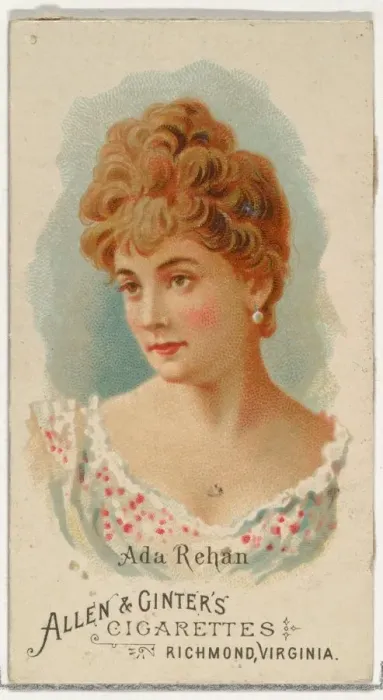 Framed Print : Ada Rehan, from Worlds Beauties, Series 1 (N26) for Allen & Ginter Cigarettes, 1888 Framed Print : Ada Rehan, from Worlds Beauties, Series 1 (N26) for Allen & Ginter Cigarettes, 1888