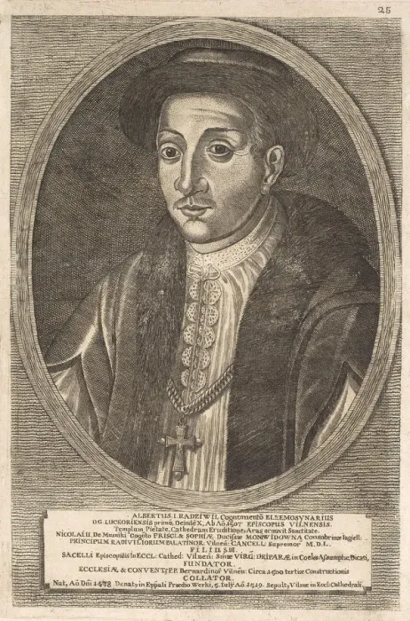 Framed Print : Adalbert (Wojciech) Radziwill (c1476-1519). From: Icones Familiae Ducalis Radivilianae, 1758