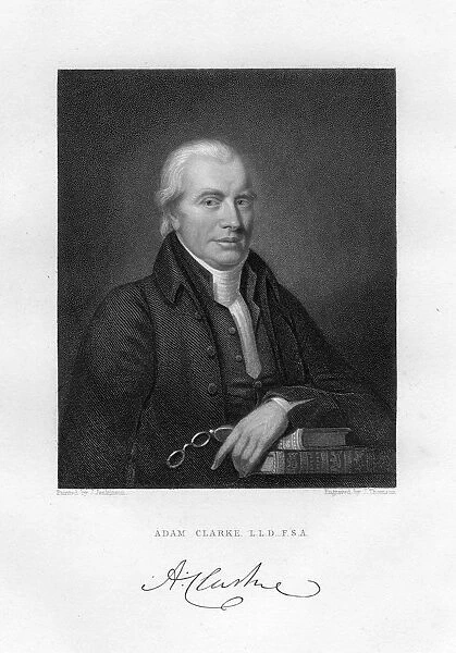 Adam Clarke (c1760-1832), British Methodist theologian and biblical scholar, 19th century. Artist: J Thomson