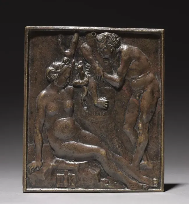 Framed Print : Adam and Eve, 1518. Creator: Ludwig Krug (German, 1490-1532) Framed Print : Adam and Eve, 1518. Creator: Ludwig Krug (German, 1490-1532)
