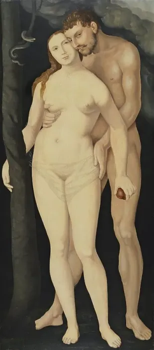 Framed Print : Adam and Eve, 1531. Creator: Hans Baldung Framed Print : Adam and Eve, 1531. Creator: Hans Baldung