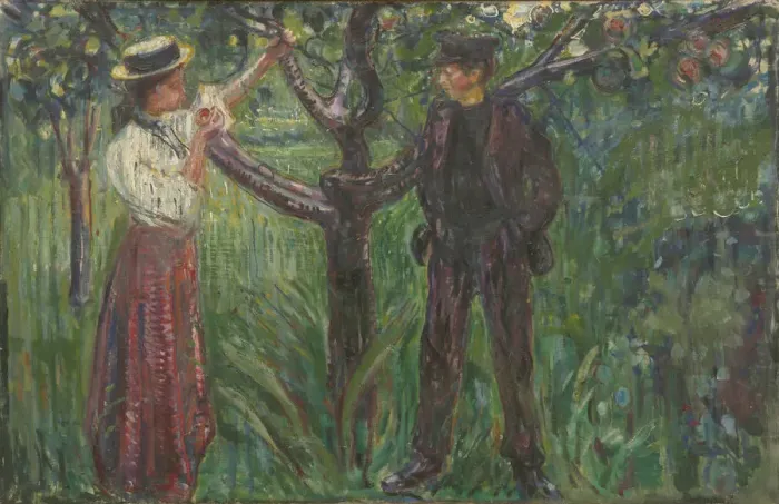 Framed Print : Adam and Eve, 1909 Framed Print : Adam and Eve, 1909
