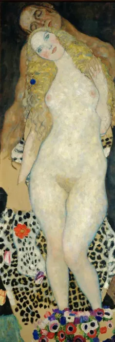 Framed Print : Adam and Eve, 1918. Artist: Klimt, Gustav (1862-1918) Framed Print : Adam and Eve, 1918. Artist: Klimt, Gustav (1862-1918)