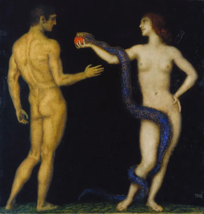 Framed Print : Adam and Eve, 1920-1925 Framed Print : Adam and Eve, 1920-1925