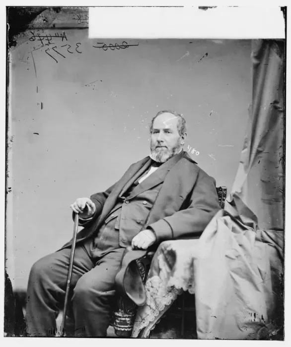 Framed Print : Adam John Glossbrenner of Pennsylvania, between 1860 and 1875. Creator: Unknown Framed Print : Adam John Glossbrenner of Pennsylvania, between 1860 and 1875. Creator: Unknown