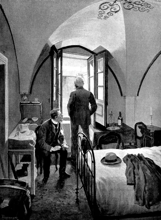 Framed Print : Adam Johnstone's Son: 'I say, Brook, ' he began, his back turned to his son... 1895 Framed Print : Adam Johnstone's Son: 'I say, Brook, ' he began, his back turned to his son... 1895