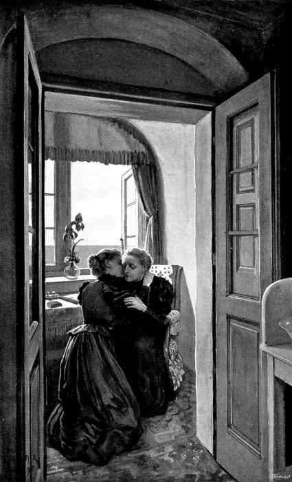 Framed Print : Adam Johnstone's Son: 'Mother, sweet! Of course I love you!', 1895 Framed Print : Adam Johnstone's Son: 'Mother, sweet! Of course I love you!', 1895