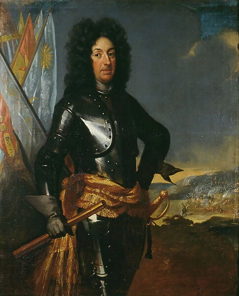 Adam Ludvig Lewenhaupt, 1659-1719, count, general, late 17th-early 18th century. Creator: David von Krafft