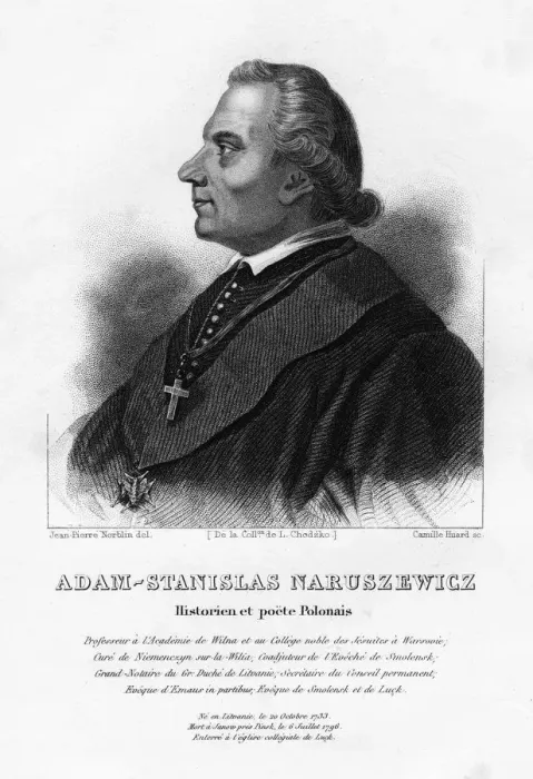 Framed Print : Adam Naruszewicz, Polish nobleman, 19th century. Artist: Camille Huard Framed Print : Adam Naruszewicz, Polish nobleman, 19th century. Artist: Camille Huard