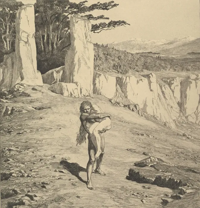 Framed Print : Adam, Opus III, From: Eve and the Future, 1898