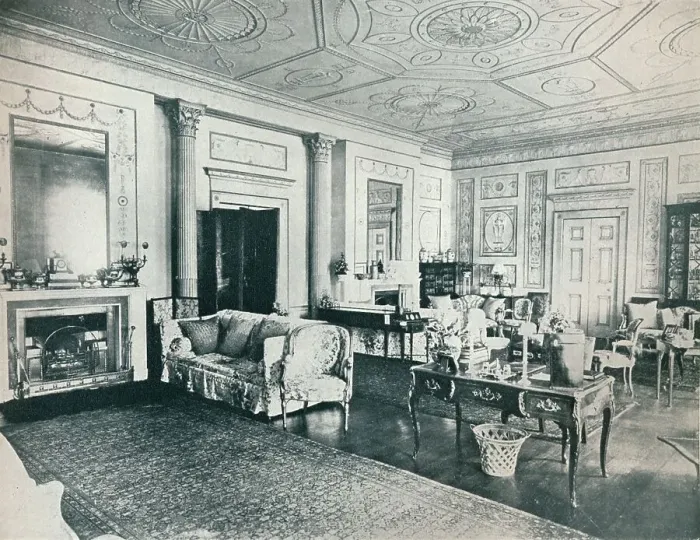 Framed Print : The Adam Salon, Stoke Edith, c1909 Framed Print : The Adam Salon, Stoke Edith, c1909