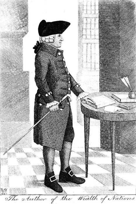 Framed Print : Adam Smith (1723-1790), Scottish philosopher and economist, 1790. Artist: John Kay Framed Print : Adam Smith (1723-1790), Scottish philosopher and economist, 1790. Artist: John Kay
