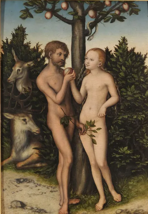 Framed Print : Adam und Eva (The Fall), 1532 Framed Print : Adam und Eva (The Fall), 1532