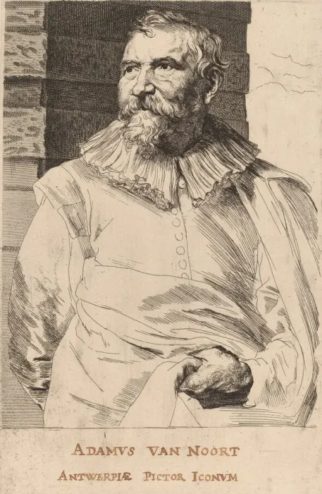 Framed Print : Adam van Noort, probably 1626 / 1641. Creator: Anthony van Dyck Framed Print : Adam van Noort, probably 1626 / 1641. Creator: Anthony van Dyck
