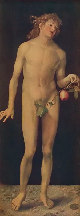 Framed Print : Adan, (Adam), 1507, (c1934). Artist: Albrecht Durer Framed Print : Adan, (Adam), 1507, (c1934). Artist: Albrecht Durer