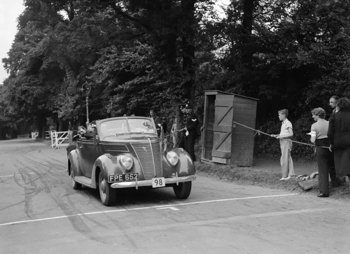 Framed Print : ADC Gordons Ford V8, winner of a silver award at the MCC Torquay Rally, July 1937 Framed Print : ADC Gordons Ford V8, winner of a silver award at the MCC Torquay Rally, July 1937