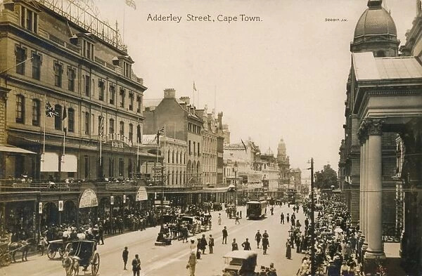 Adderley Street, Cape Town, c1900